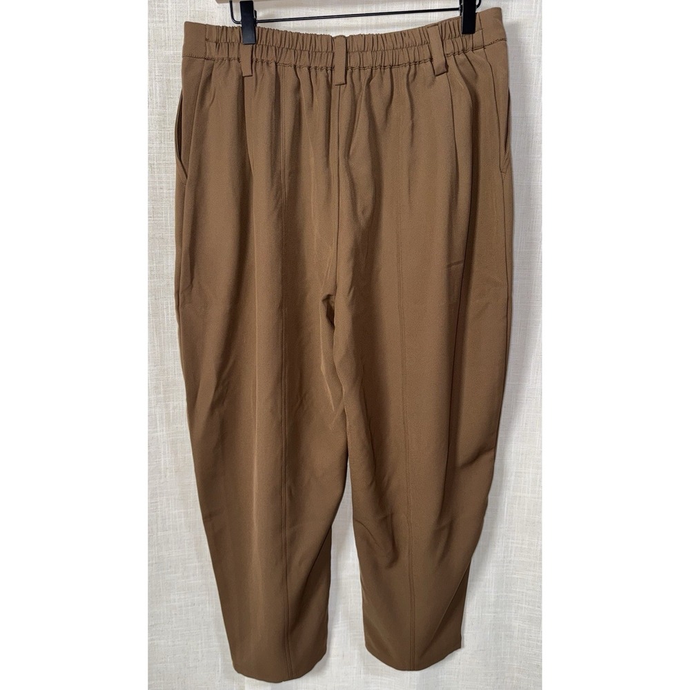 Halara Workwear Pants Trousers NWT Women's Size L Large Brown High Rise - Picture 3 of 6